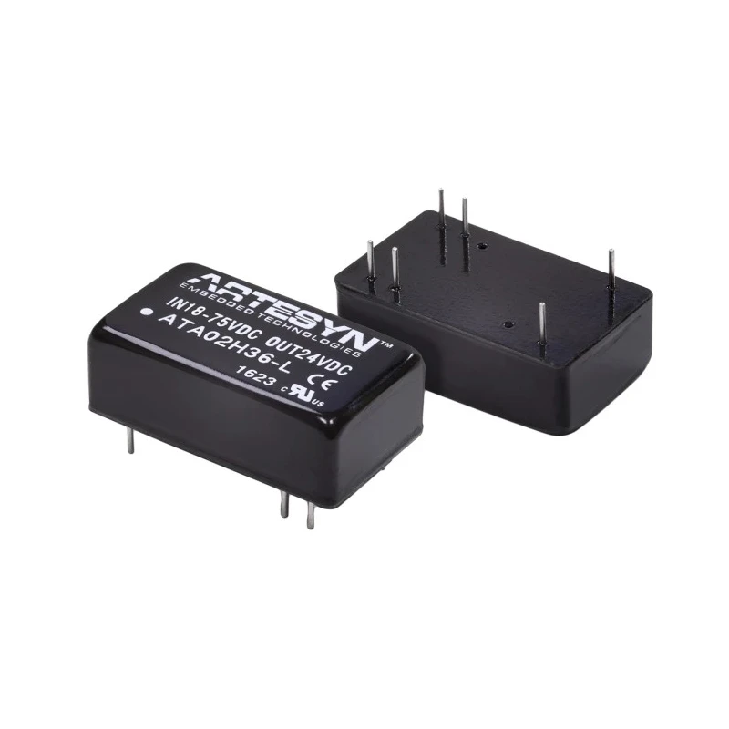 Artesyn / Advanced Energy ATA DC/DC Converter, 12V, -12 V, 335 mA Output, 75V dc Input, 18V Input, 8W Power ATA02BB36-L