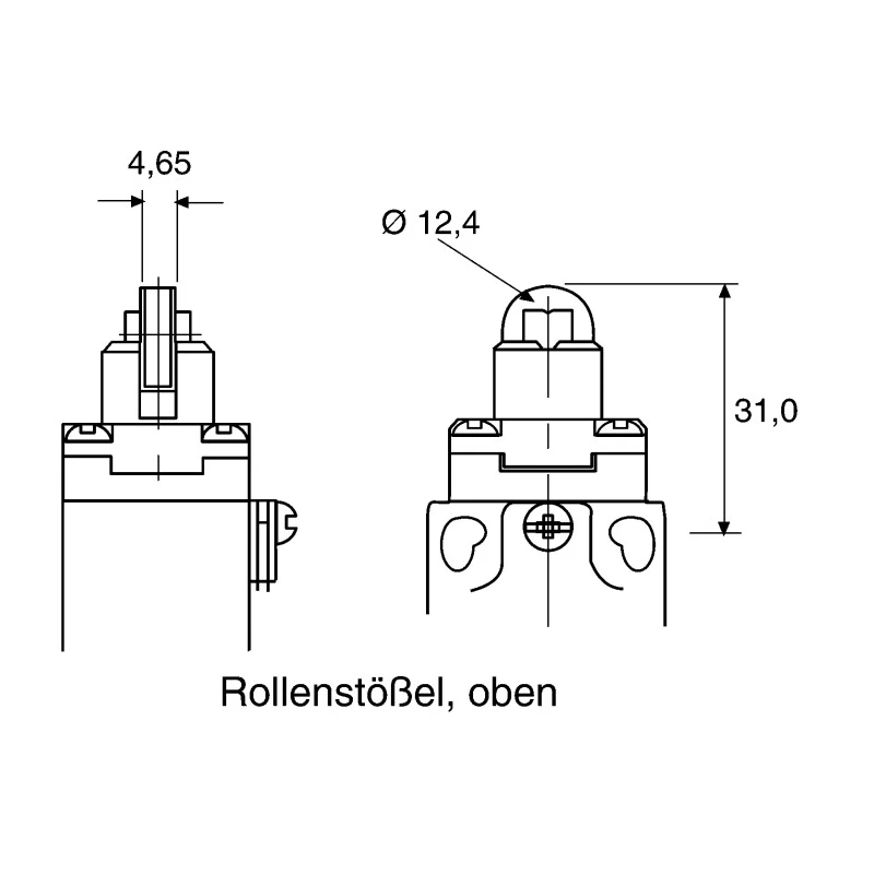 Honeywell Technologies GLD Series Roller Plunger Limit Switch, SPDT, IP66, Fibreglass Reinforced Thermoplastic GLDB07C