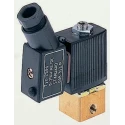 Burkert 3 Port Brass Body Solenoid Valve NC 24V DC 1.2mm Orifice Diameter 10 Bar 6012 Series 134159