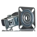 Tente Braked Swivel Castor 40 kg Load Capacity 50 mm Polyurethane Wheel Pressed Steel Frame Zinc Plated 1475PAO050P40