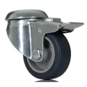 Tente Braked Swivel Castor 40 kg Capacity 50 mm Polyurethane Wheel 1475PAO050P30-11