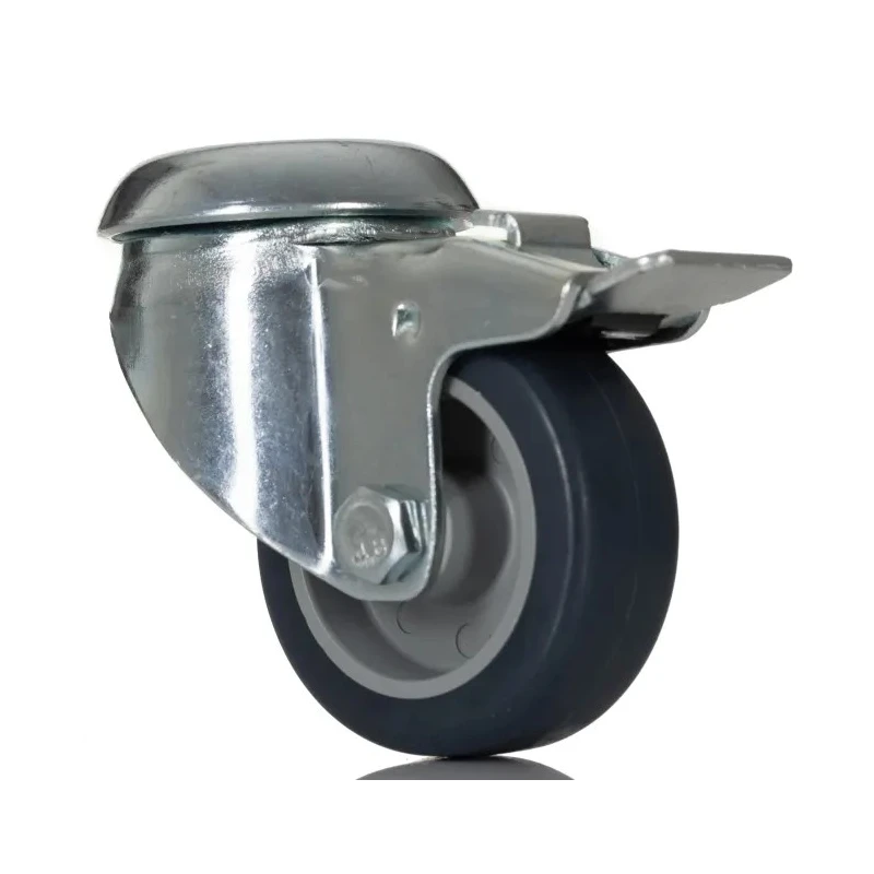 Tente Braked Swivel Castor 40 kg Capacity 50 mm Polyurethane Wheel 1475PAO050P30-11