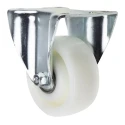 Tente Fixed Castor 700 kg Capacity 125 mm Wheel Polyamide Frame Pressed Steel Passivated Zinc Plated 4688TOP125P63