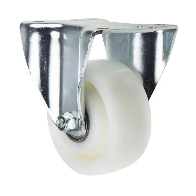 Tente Fixed Castor 700 kg Capacity 125 mm Wheel Polyamide Frame Pressed Steel Passivated Zinc Plated 4688TOP125P63