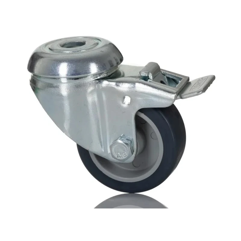 Tente Braked Swivel Castor 40 kg Capacity 50 mm Polyurethane Wheel 1475PAO050P30-11