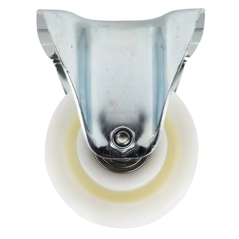Tente Fixed Castor 700 kg Capacity 125 mm Wheel Polyamide Frame Pressed Steel Passivated Zinc Plated 4688TOP125P63