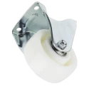 Tente Fixed Castor 700 kg Capacity 125 mm Wheel Polyamide Frame Pressed Steel Passivated Zinc Plated 4688TOP125P63