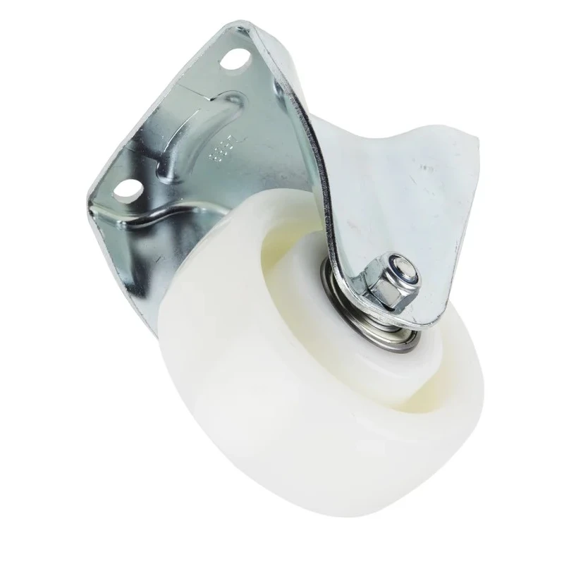 Tente Fixed Castor 700 kg Capacity 125 mm Wheel Polyamide Frame Pressed Steel Passivated Zinc Plated 4688TOP125P63