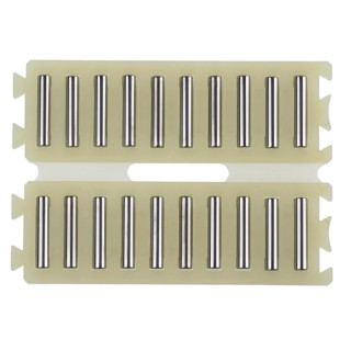 INA Double Flat Cage Assembly 3.5 mm Roller Diameter 17.8 mm Roller Length 55 mm Width 75 mm Length FF3555-ZW-0-2