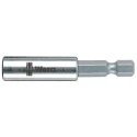 Wera Hex Bit Holder 1/4 in Drive Size, 50mm Overall Length, Stainless Steel Sleeve 05053457001
