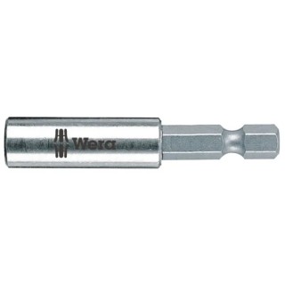 Wera Hex Bit Holder 1/4 in Drive Size, 50mm Overall Length, Stainless Steel Sleeve 05053457001