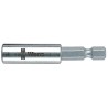Wera Hex Bit Holder 1/4 in Drive Size, 50mm Overall Length, Stainless Steel Sleeve 05053457001