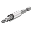 Wera Hex Bit Holder 1/4 in Drive Size, 50mm Overall Length, Stainless Steel Sleeve 05053457001