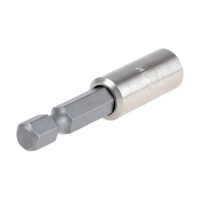 Wera Hex Bit Holder 1/4 in Drive Size, 50mm Overall Length, Stainless Steel Sleeve 05053457001