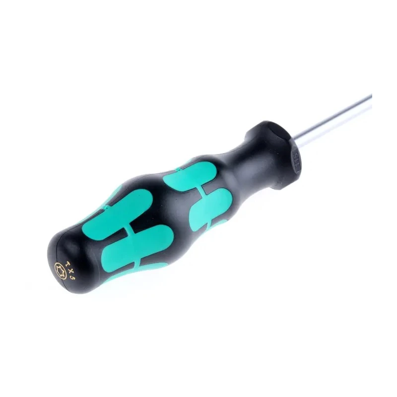 Wera Standard Torx & Torx Plus Screwdriver T5 Tip, 60 mm Blade Length, 130 mm Overall Length 05028000001