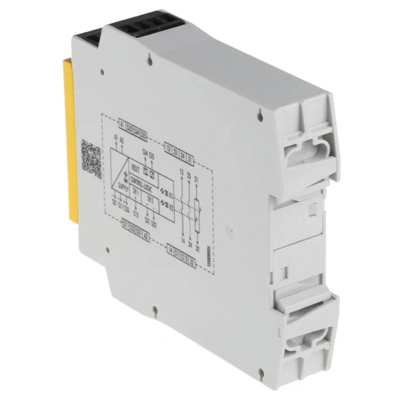 Wieland 24V ac/dc Safety Relay with 2 Safety Contacts and 1 Auxiliary Contact SNO 4062K-A-00C