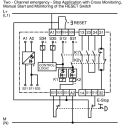 Wieland 24V ac/dc Safety Relay with 2 Safety Contacts and 1 Auxiliary Contact SNO 4062K-A-00C