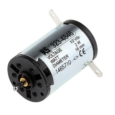 Maxon Brushed DC Motor, 2 W, 12V, 2.17 mNm Torque, 12300 rpm, 1.5 mm Shaft Diameter 110045