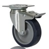 Tente Braked Swivel Castor 60 kg Load Capacity 75 mm Polyurethane Wheel 1477PAO075P40