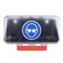 RS PRO Eyewear Storage Box with Transparent Lid 236 x 120 x 120 mm 325-6149