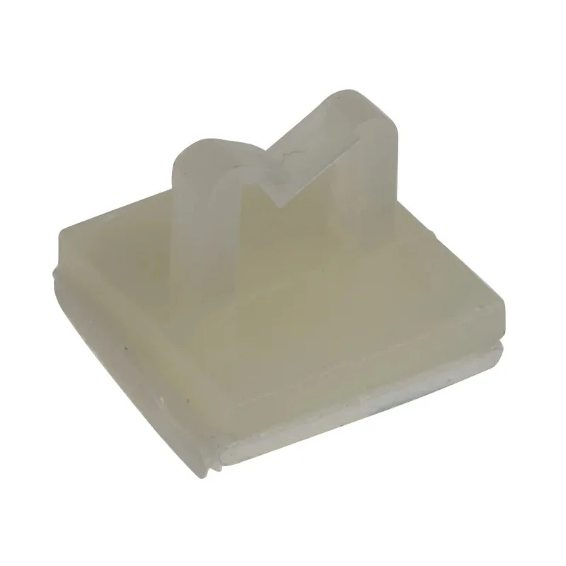 RS PRO Natural Nylon Cable Clip Adhesive Fixing 4.3 mm Max Bundle Diameter 6.5 mm x 9.5 mm x 6.5 mm 172-0839