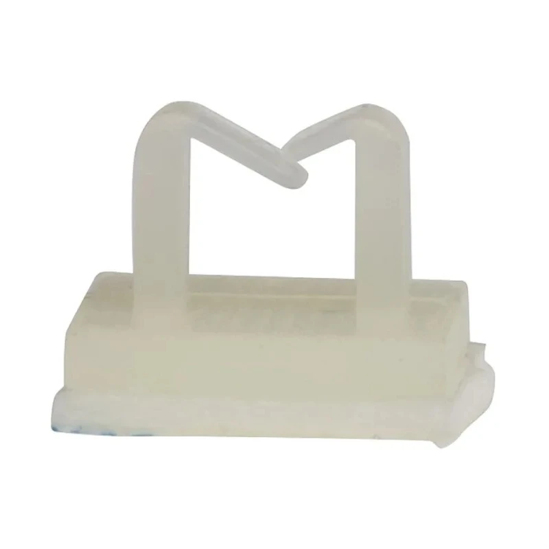RS PRO Natural Nylon Cable Clip Adhesive Fixing 4.3 mm Max Bundle Diameter 6.5 mm x 9.5 mm x 6.5 mm 172-0839