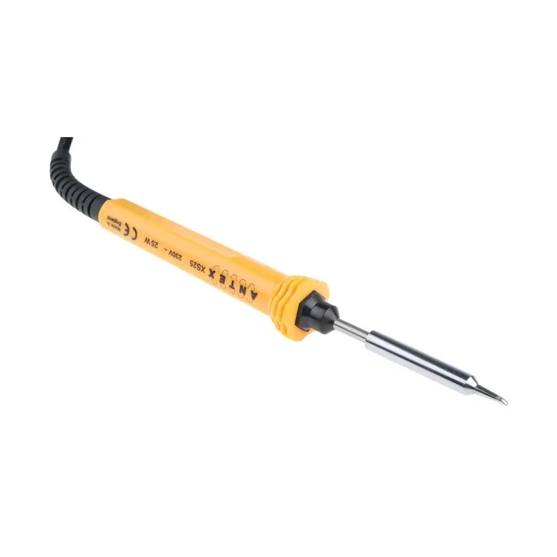 Antex Electronics Electric Soldering Iron, 230V, 25 W, 420°C Tip Temperature, Model S583470