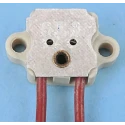 Orbitec Halogen Lamp Holder with Screw Mount for G4 Base 24V 10A Steatite Material H7045