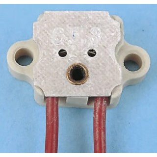 Orbitec Halogen Lamp Holder with Screw Mount for G4 Base 24V 10A Steatite Material H7045