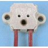 Orbitec Halogen Lamp Holder with Screw Mount for G4 Base 24V 10A Steatite Material H7045