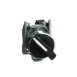 Schneider Electric Knob Selector Switch SPST 2 Positions 22 mm Cutout Diameter Harmony XB4 XB4BD21