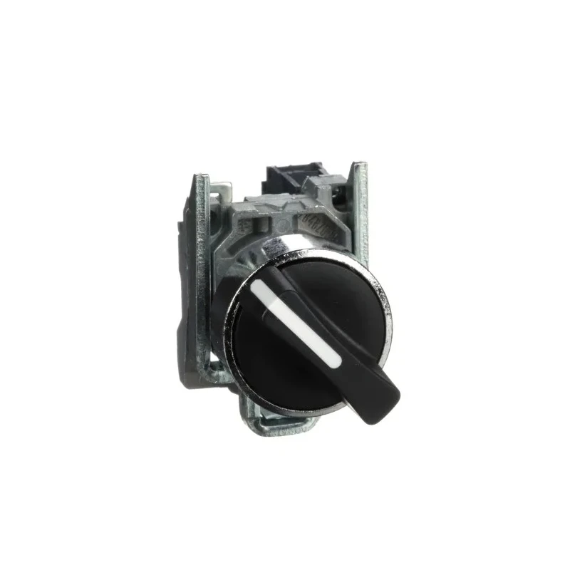 Schneider Electric Knob Selector Switch SPST 2 Positions 22 mm Cutout Diameter Harmony XB4 XB4BD21