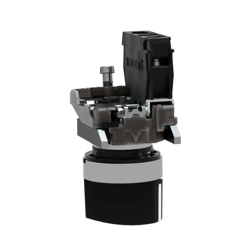 Schneider Electric Knob Selector Switch SPST 2 Positions 22 mm Cutout Diameter Harmony XB4 XB4BD21