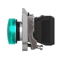 Schneider Electric Panel Mount Green Incandescent Lamp Pilot Light Harmony XB4 22 mm Cutout 250V IP69 IP69K IP67 XB4BV63