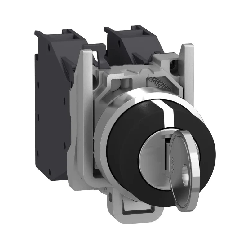 Schneider Electric IP66, IP67, IP69K 3-Position Key Switch 2 NO Contacts 100 mA 1.2A 600V AC/DC Screw Terminal XB4BG03