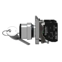 Schneider Electric IP66, IP67, IP69K 3-Position Key Switch 2 NO Contacts 100 mA 1.2A 600V AC/DC Screw Terminal XB4BG03