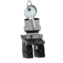 Schneider Electric IP66, IP67, IP69K 3-Position Key Switch 2 NO Contacts 100 mA 1.2A 600V AC/DC Screw Terminal XB4BG03