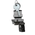 Schneider Electric IP66, IP67, IP69K Two-Position Key Switch, 1 NO Contact, 100 mA, 1.2 A, 2-Way, 455-Key XB4BG61