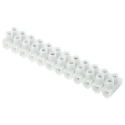Legrand Terminal Strip, 12-Way, 2.5mm² Wire Size, 24A Current, 400V Polypropylene 0 342 21
