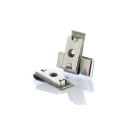 Schneider Electric Steel M4 Captive Nut, Zinc Chromate Coated, 2m Length AF1EA4