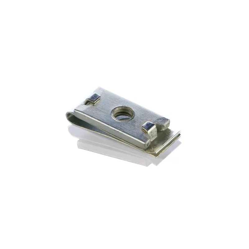 Schneider Electric Steel M4 Captive Nut, Zinc Chromate Coated, 2m Length AF1EA4