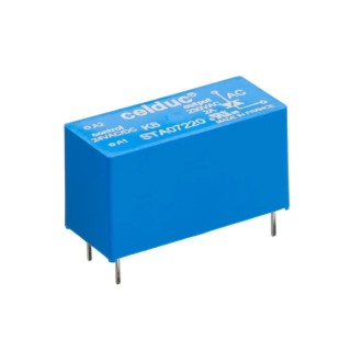 Celduc STA07220 Series Solid State Relay 2A Load PCB Mount 275 V AC Load 30V AC/DC Control STA07220