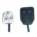RS PRO Cable Reel 16 m Single Socket Type G Auto Rewind 230V AC 3000W 171-7879