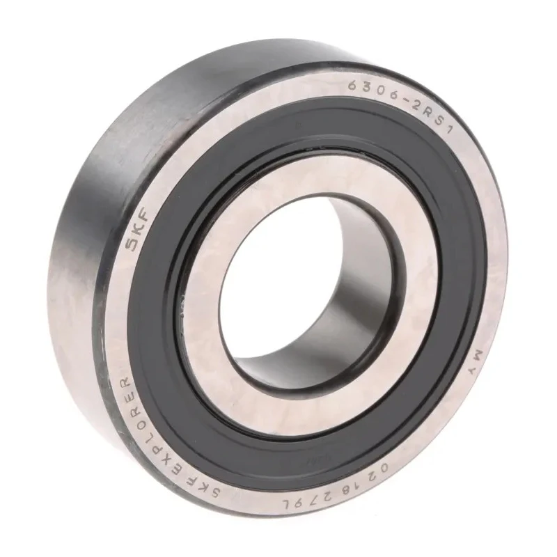SKF Single Row Deep Groove Ball Bearing 30 mm Inside Diameter 72 mm Outside Diameter 19 mm Race Width Sealed 6306-2RS1