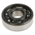 SKF Single Row Deep Groove Ball Bearing 15 mm ID, 42 mm OD, 13 mm Width, Open Ends, Sheet Metal Cage, Steel Balls 6302