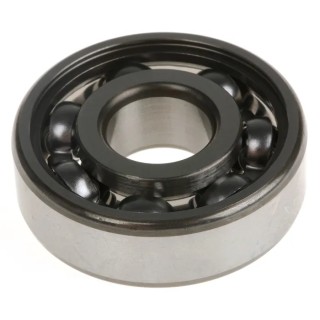 SKF Single Row Deep Groove Ball Bearing 15 mm ID, 42 mm OD, 13 mm Width, Open Ends, Sheet Metal Cage, Steel Balls 6302