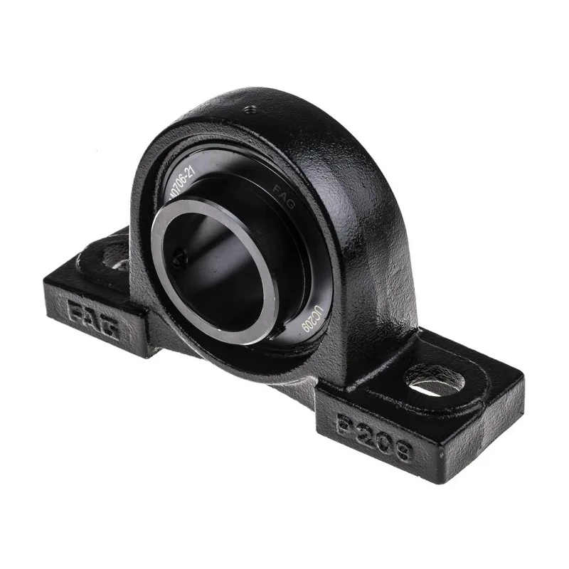 FAG Plummer Block House Cast Iron 45 mm Inside Diameter, Centre Height 54 mm, Length 190 mm UCP209-J7