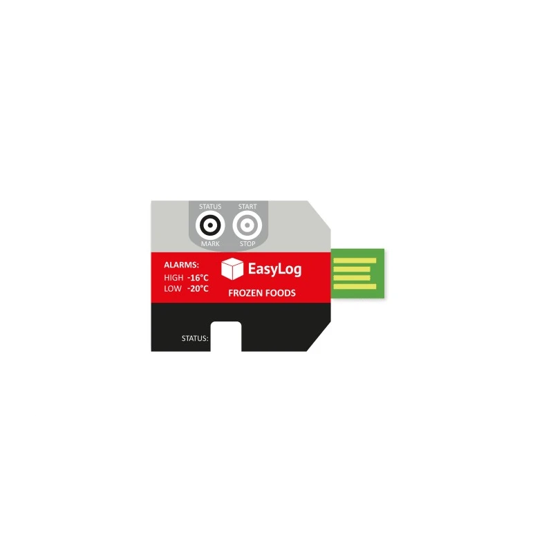 Lascar Temperature Data Logger USB, 1 Channel, Accuracy ±0.5°C, IP67, Battery Life 1 Year EL-PDF-1-002 PK10