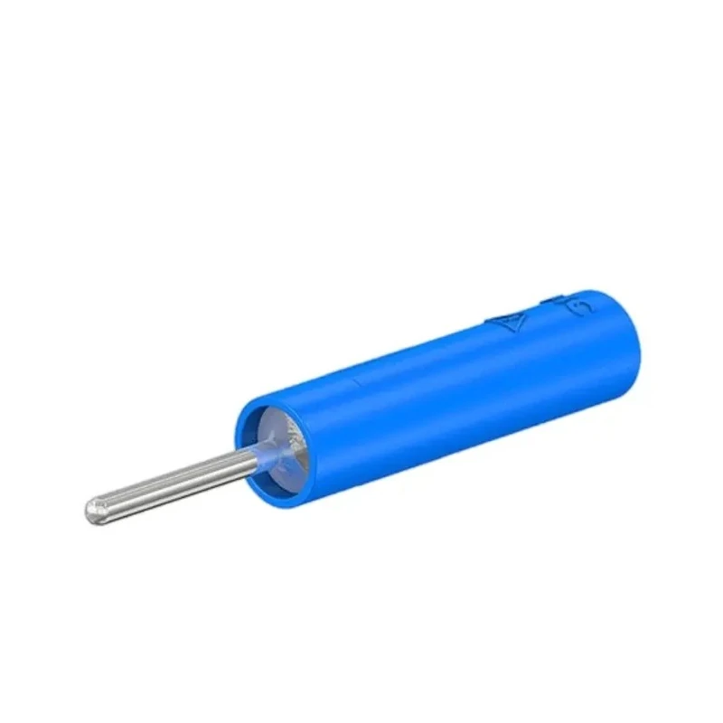 Staubli Red Test Connector Adapter with Brass Contacts and Nickel Plating 1kV 20A 23.0240-22