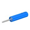 Staubli Red Test Connector Adapter with Brass Contacts and Nickel Plating 1kV 20A 23.0240-22